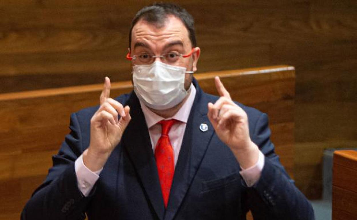 Adrián Barbón, presidente del Principado de Asturias.