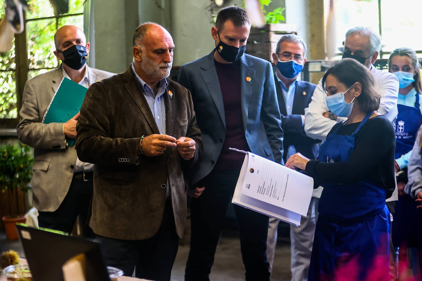 Fotos: Encuentro entre José Andrés y estudiantes de Hostelería