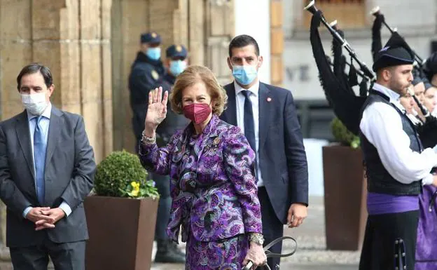 Doña Sofía, fiel a su cita con los Premios Princesa de Asturias