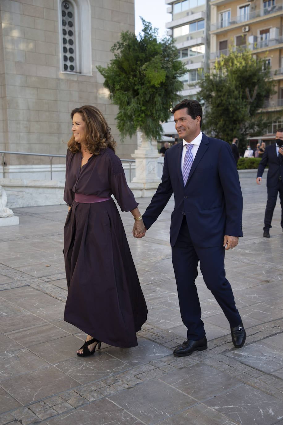 En enlace de Felipe de Grecia y Nina Flohr reúne a representantes de las casas europeas, incluida la Reina Sofía, que tras asistir a los Premios voló a su país