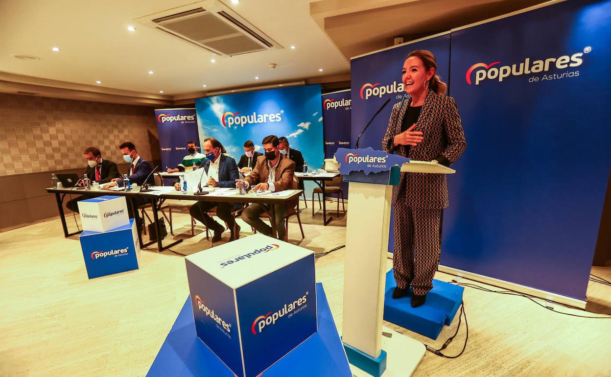 Intervención inicial de Teresa Mallada en el Comité Ejecutivo del PP.