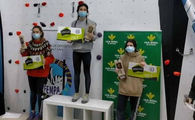 Raquel Rodriguez, Cristina Jardón y Paula Huergo (de izquierda a derecha). 