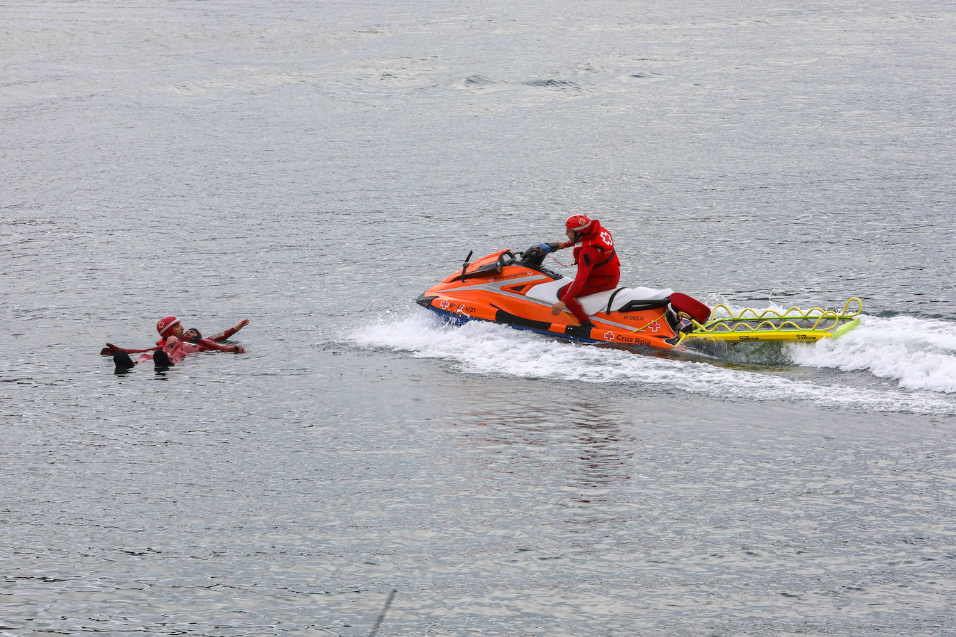 Fotos: Simulacro de rescate en la ría