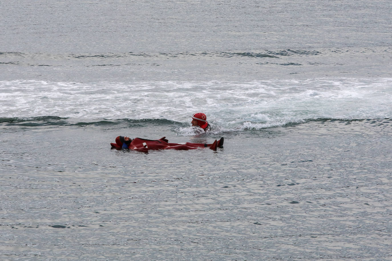 Fotos: Simulacro de rescate en la ría