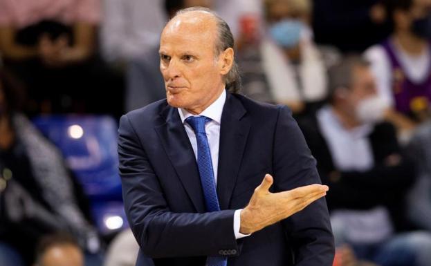 Dusko Ivanovic, durante un partido del Baskonia.