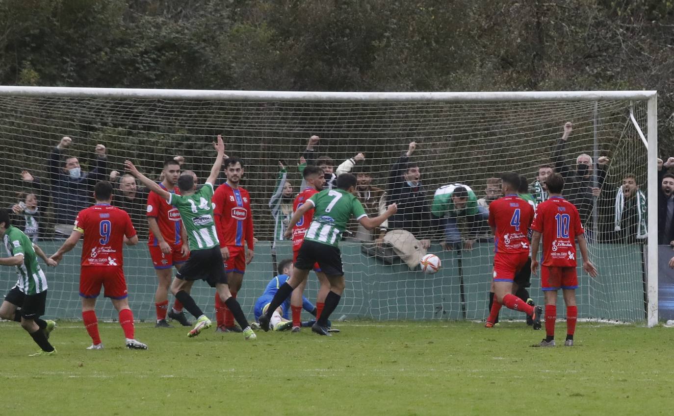 Los asturianos cayeron en la tanda de penaltis ante el Solares (3-5) después de llegar con empate a un tanto a la conclusión del tiempo reglamentario y la prórroga con un total de 120 minutos. Será el Solares el que se enfrente a un equipo de Primera División.