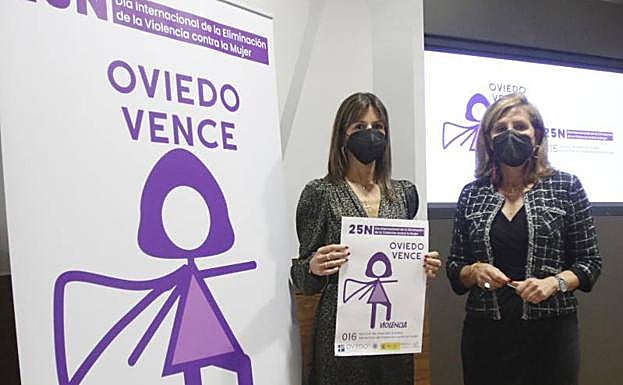 Las concejalas de gobierno y delegada, Concepción Méndez y Leticia González respectivamente presentan los actos y actividades previstos por el Día Internacional de la Eliminación de la Violencia contra la Mujer, 25N.