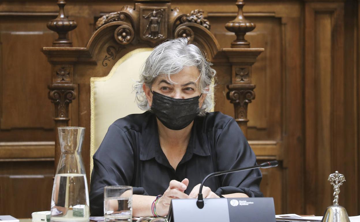 La alcaldesa de Gijón, Ana González 