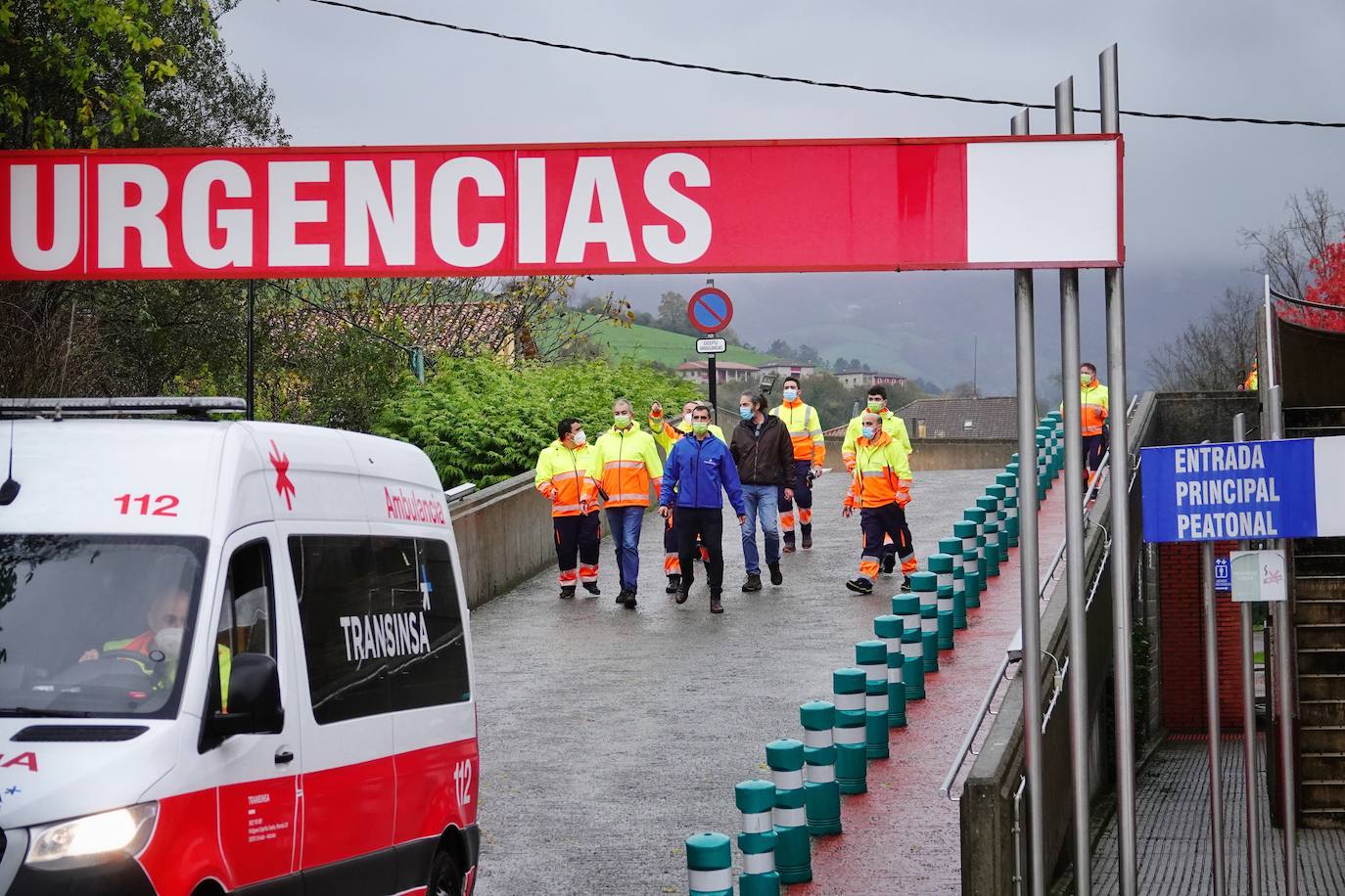 Cuarenta pacientes del hospital de Arriondas serán trasladados a distintos centros hospitalarios de la región, en función de sus patologías