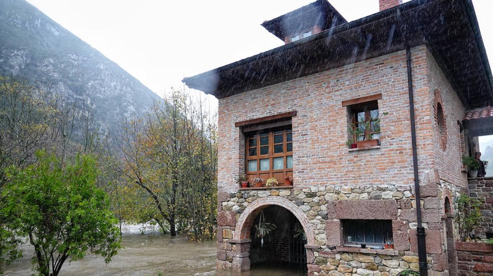 Los estragos del temporal en Asturias 