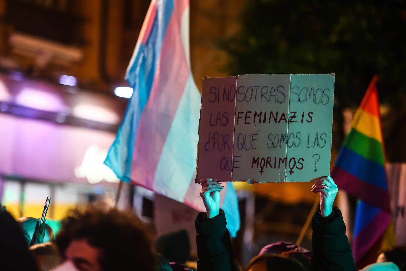 Oviedo acoge la gran manifestación del 25-N en la que más de seiscientas personas, unidas y bajo la lluvia, lanzan un grito de apoyo a las víctimas y reivindican el fin de la violencia machista. La marcha sirve también para poner de relieve el calvario de la violencia vicaria, es decir, el que emplean los agresores para hacer daño a las mujeres a través de sus hijos.