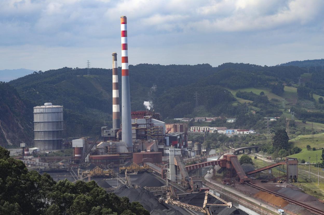 El posible 'valle del hidrógeno' asturiano está promovido por EdP en Aboño. 