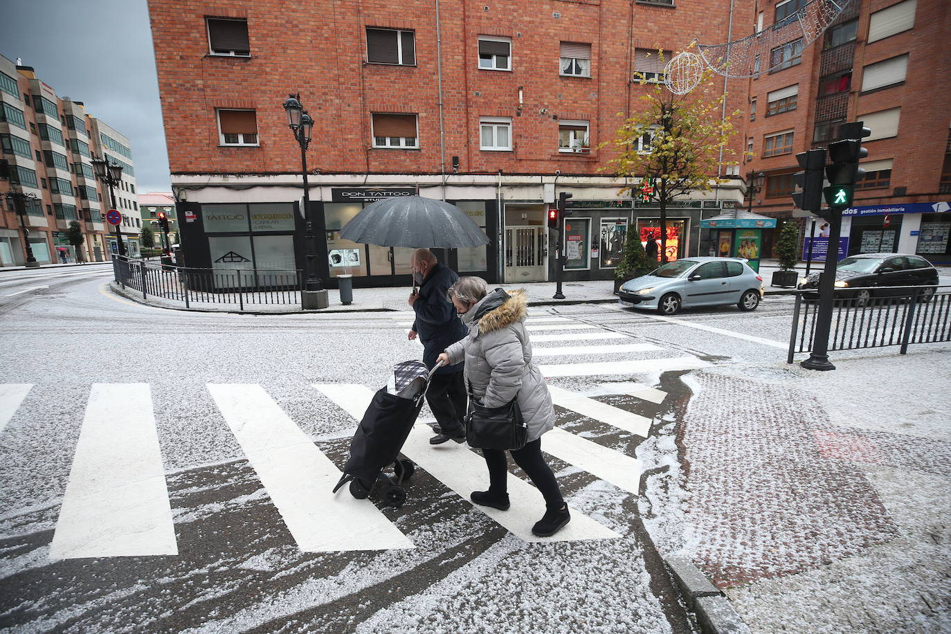 Fotos: El temporal cubre a Asturias de blanco