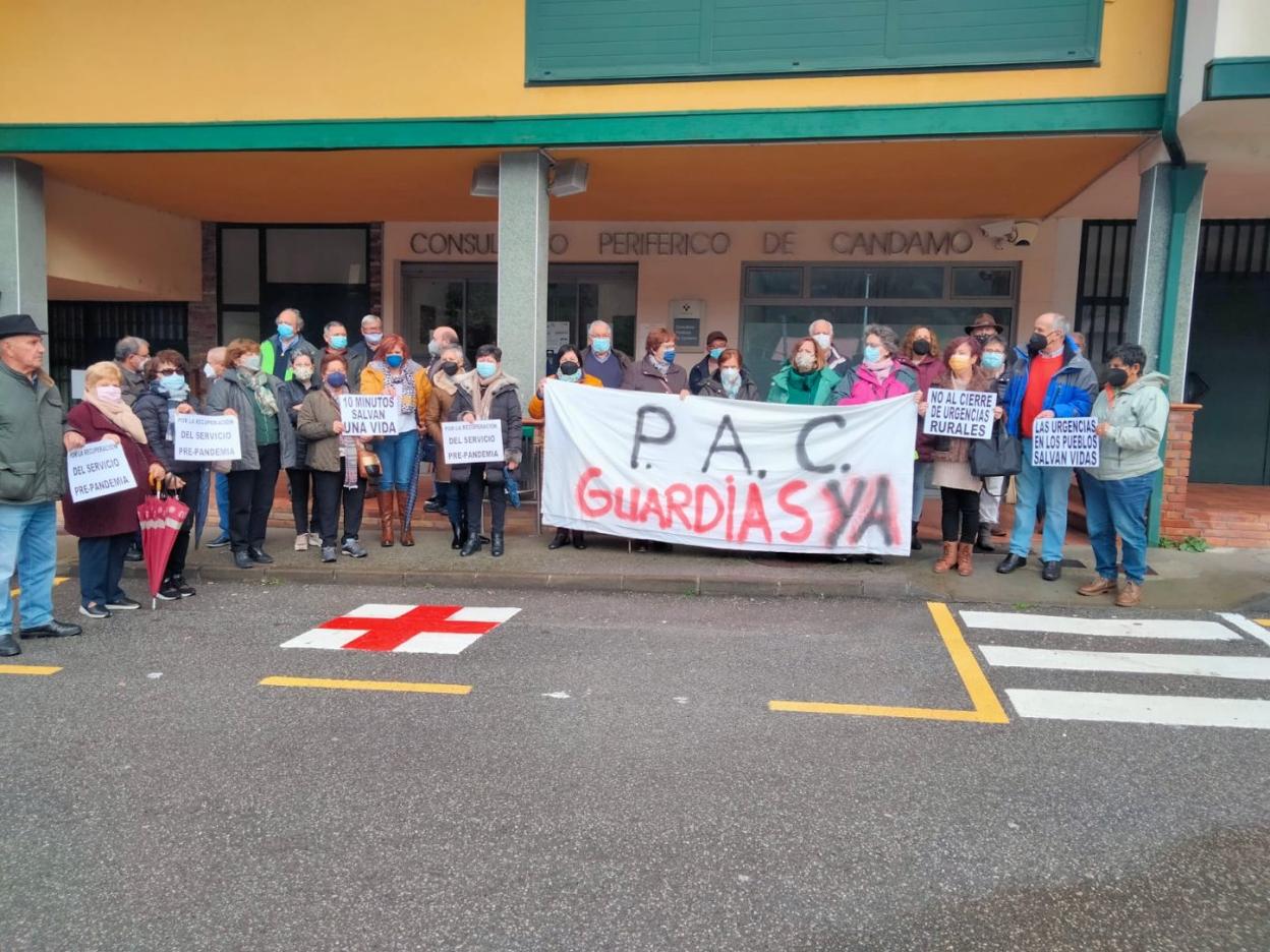 La última manifestación de los vecinos por las guardias médicas. 