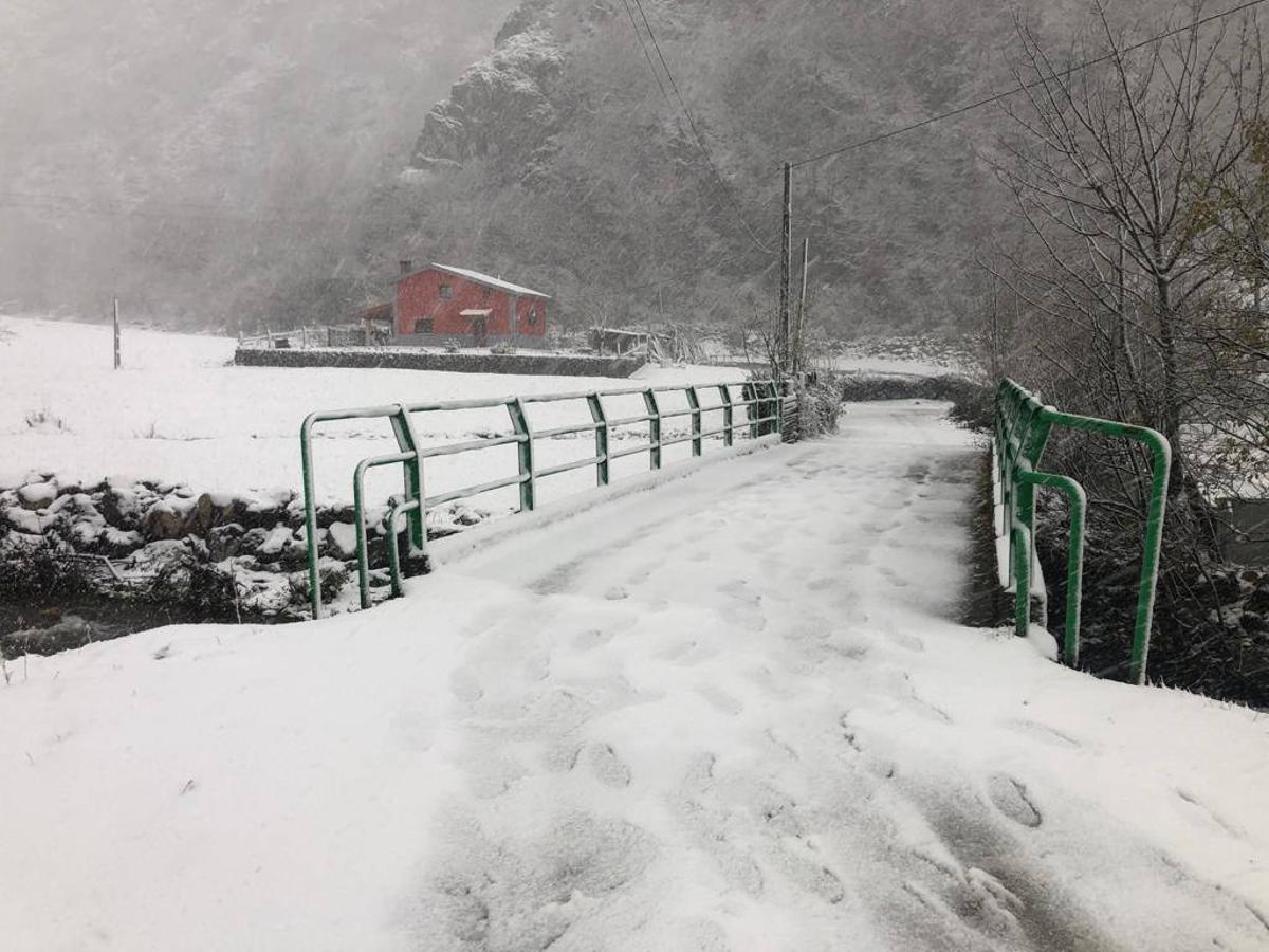 Nieve en Asturias, en la estaciones de esquí de Brañillín y en Somiedo.