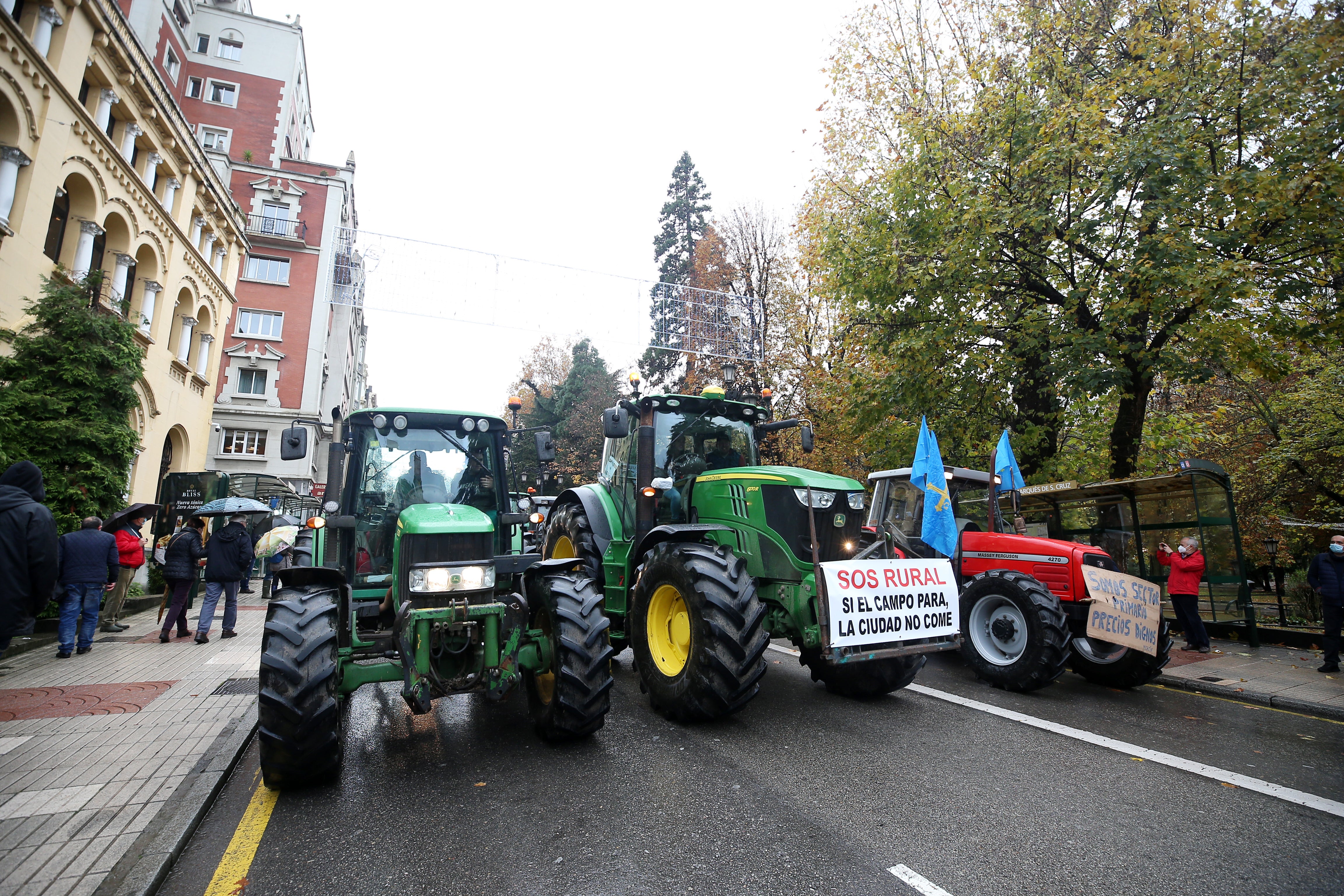 Fotos: El sector ganadero asturiano se manifiesta en Oviedo