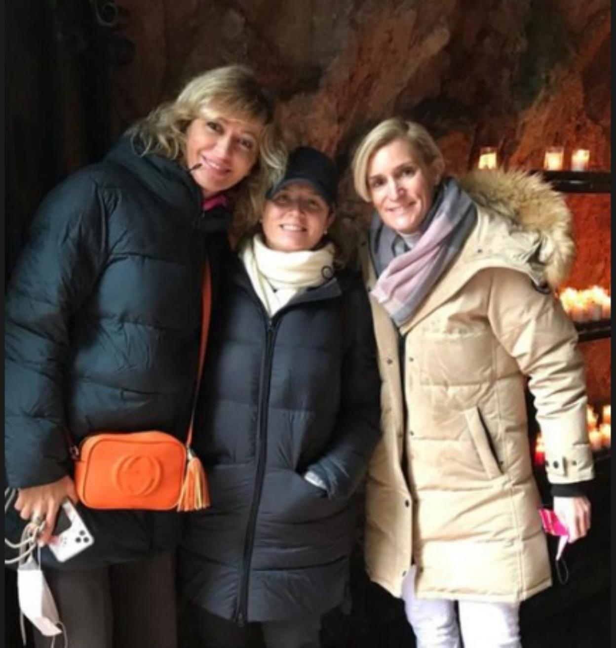 La imagen que María Zurita colgó en sus redes junto a Griso. 