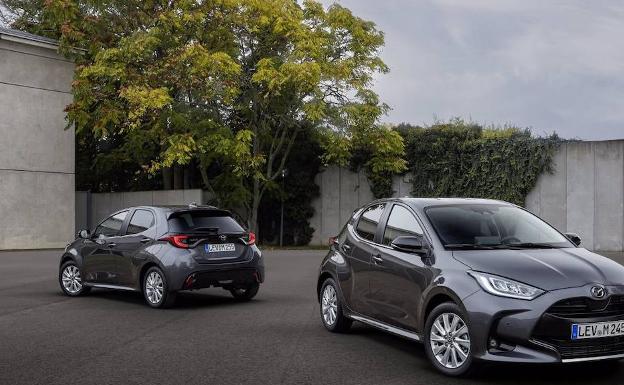 El primer híbrido de Mazda, un gemelo del Toyota Yaris