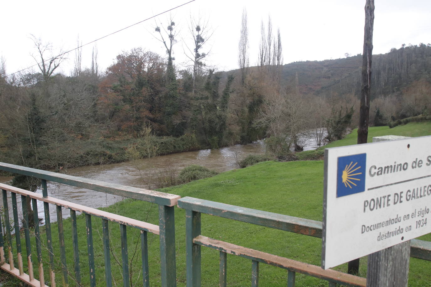 Fotos: Alto caudal en el Nalón, el Trubia y el Nora