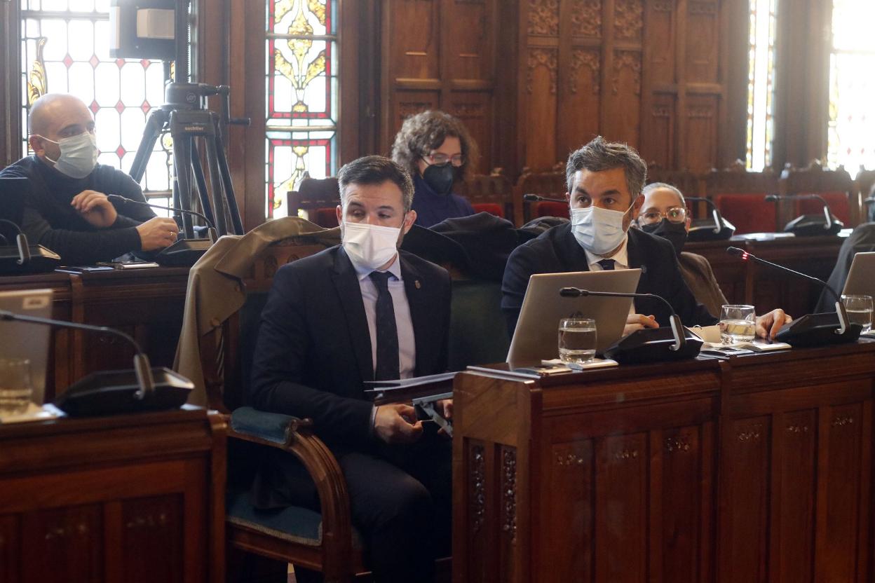 El viceconsejero Jorge García y el consejero Alejandro Calvo. 