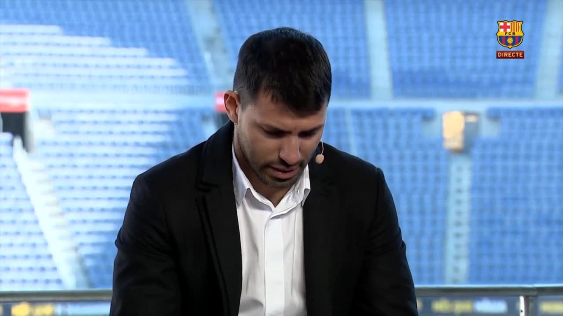 Sergio Agüero se retira del fútbol por sus dolencias cardíacas