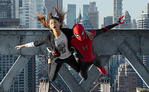 Zendaya y Tom Holland en 'Spider-Man: No Way Home'.