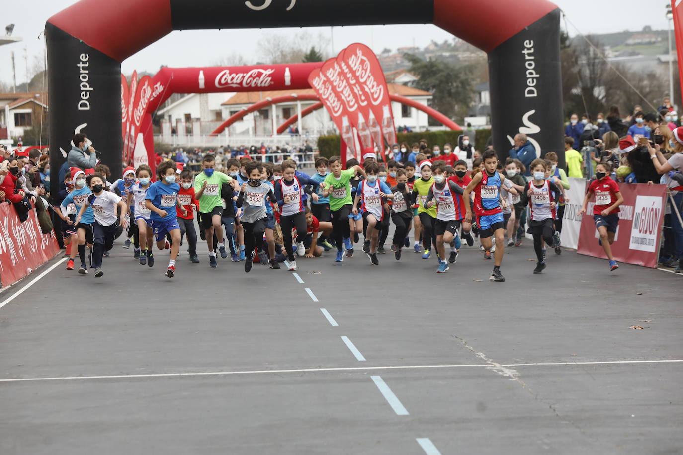 Fotos: Así fue la Carrera de Nochebuena de los niños