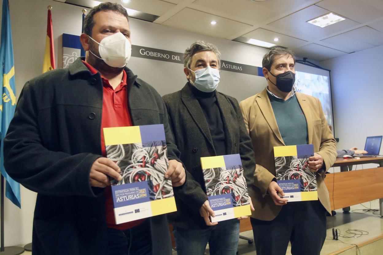 Adolfo García, Alejandro Calvo y Francisco González. 