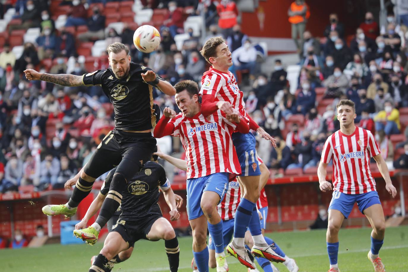 Fotos: Las imágenes de las mejores jugadas del Sporting - Lugo