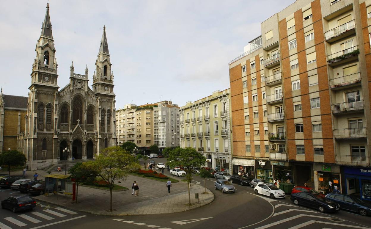 Imagen de archivo de la plaza de La Merced. 