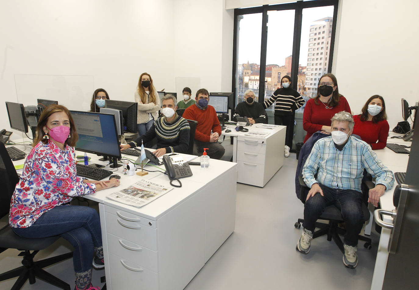 La sección de Gijón.