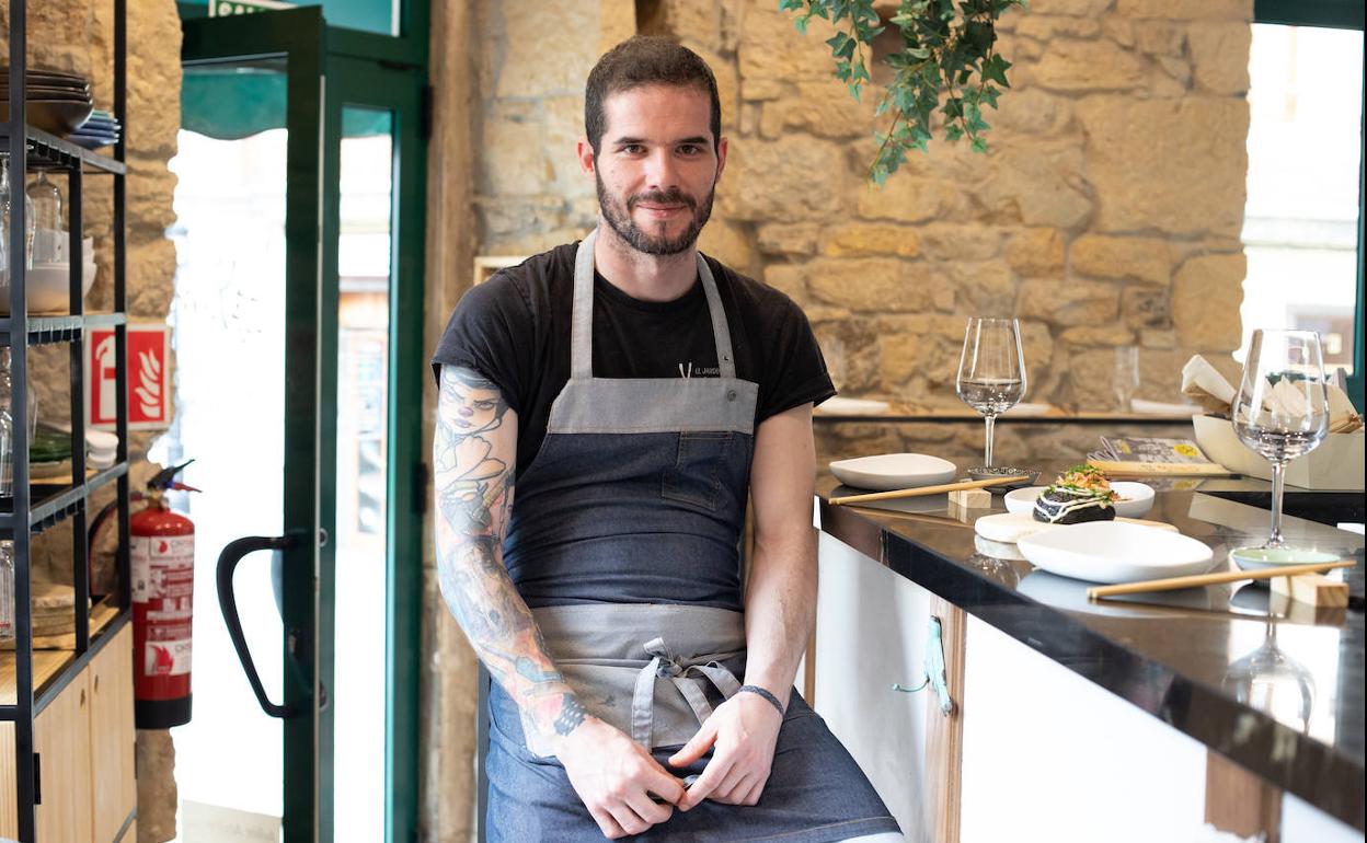 Adrián San Julián, cocinero de Yume Gastro (Avilés) 