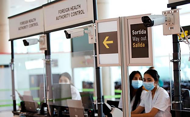 Control El Prat de Barcelona.