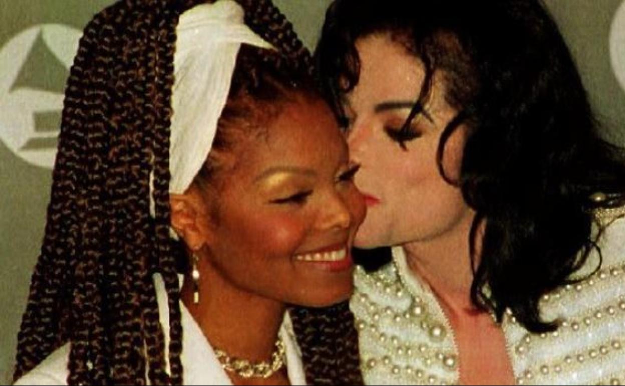 Janet y Michael Jackson.