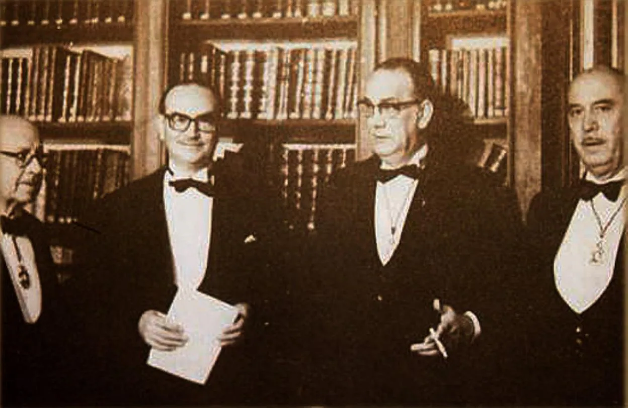 Dámaso Alonso, Antonio Rodríguez Moñino y Camilo José Cela. 