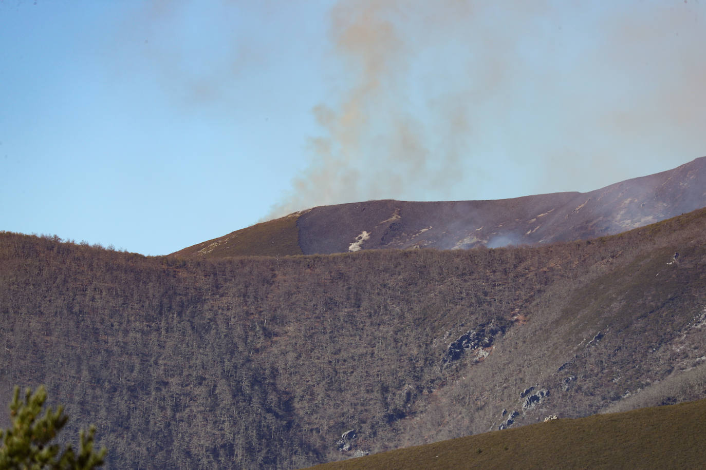 La rápida actuación de los servicios de emergencias impidió que el incendio entrase en la reserva natural de Muniellos, situada en la vertiente inmediatamente aledaña a la zona donde se estaba produciendo el fuego, que tiene todos las indicios de haber sido provocado, como comentaron algunos vecinos de la zona.