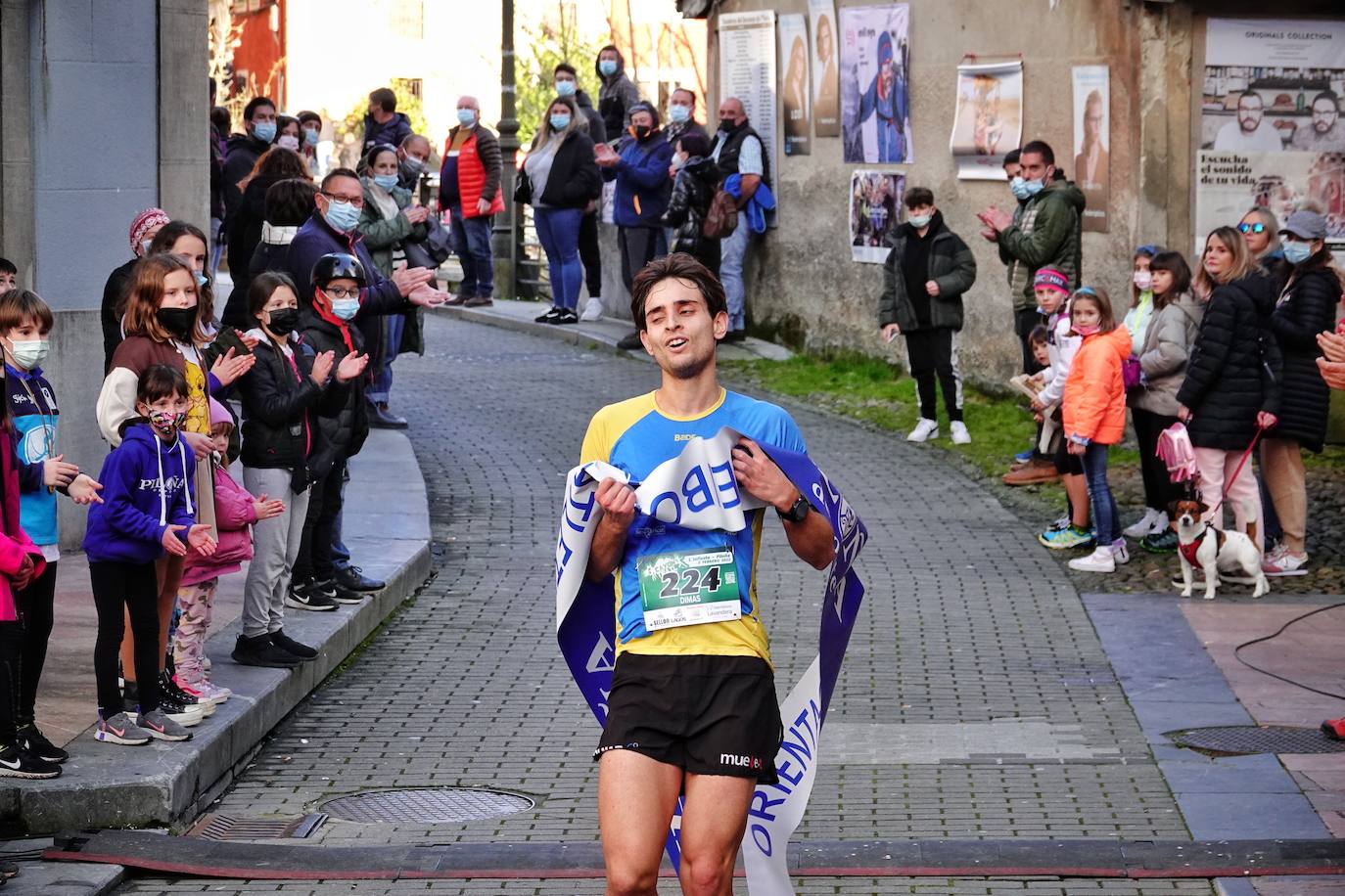 Dimas Pereira se impone en el Cayón Trail de Infiesto, una carrera que sigue siendo «el plan favoristo» de los corredores de la región.