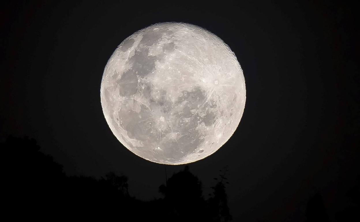 Luna llena el pasado mes de enero.