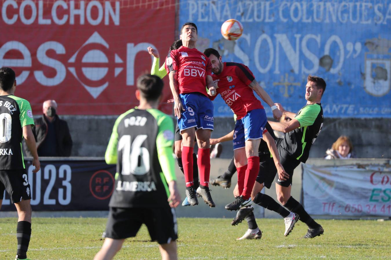 Fotos: Las mejores jugadas del Colunga - Sporting B