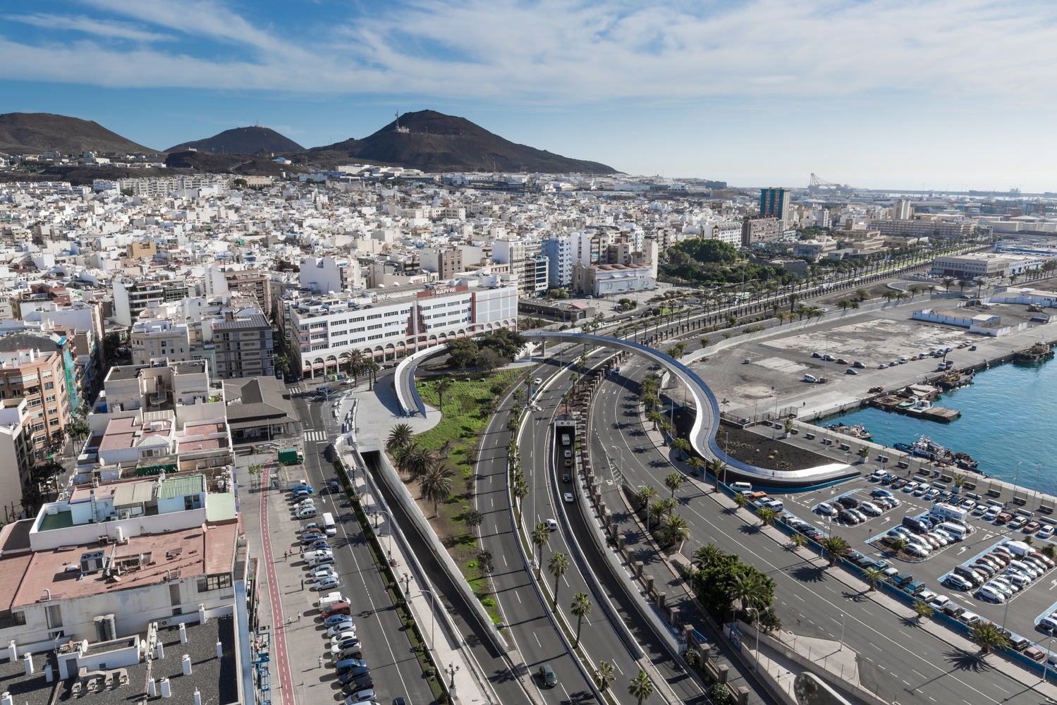 Puente de la Onda Atlántica / Onda Arquitectura. Las Palmas de Gran Canaria.