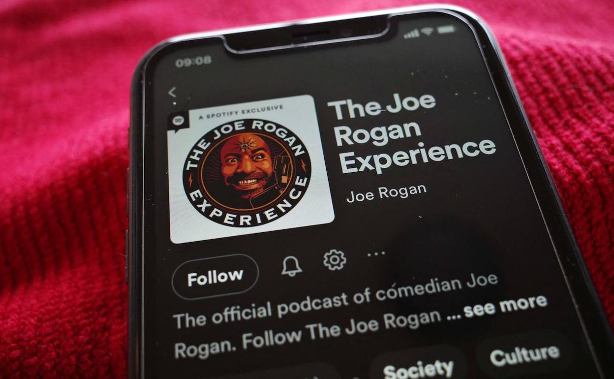 Página oficial del podcast de Joe Rogan en Spotify