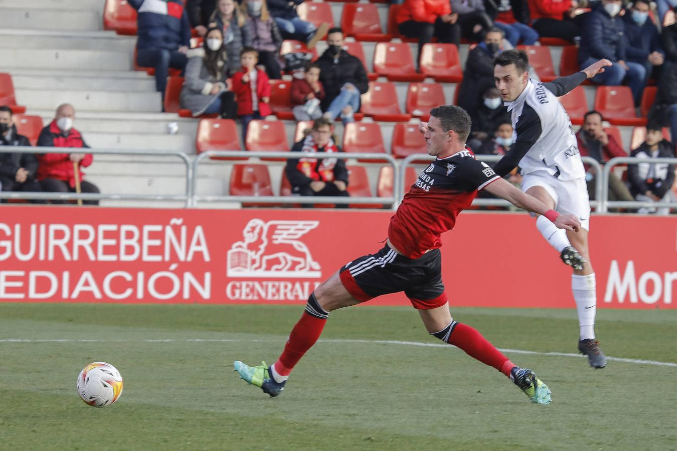 Djuka, Aitor y Rivera firman los tantos rojiblancos en un buen partido de los hombres de Gallego