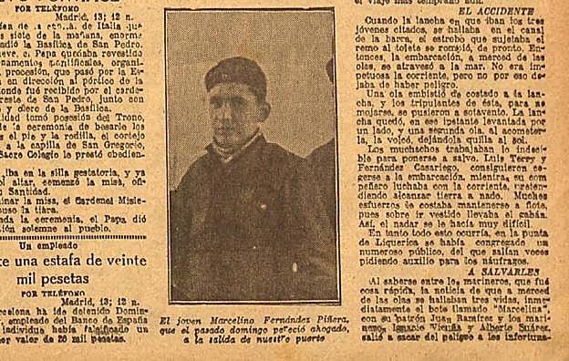 EL COMERCIO publicó la foto de la víctima del naufragio.