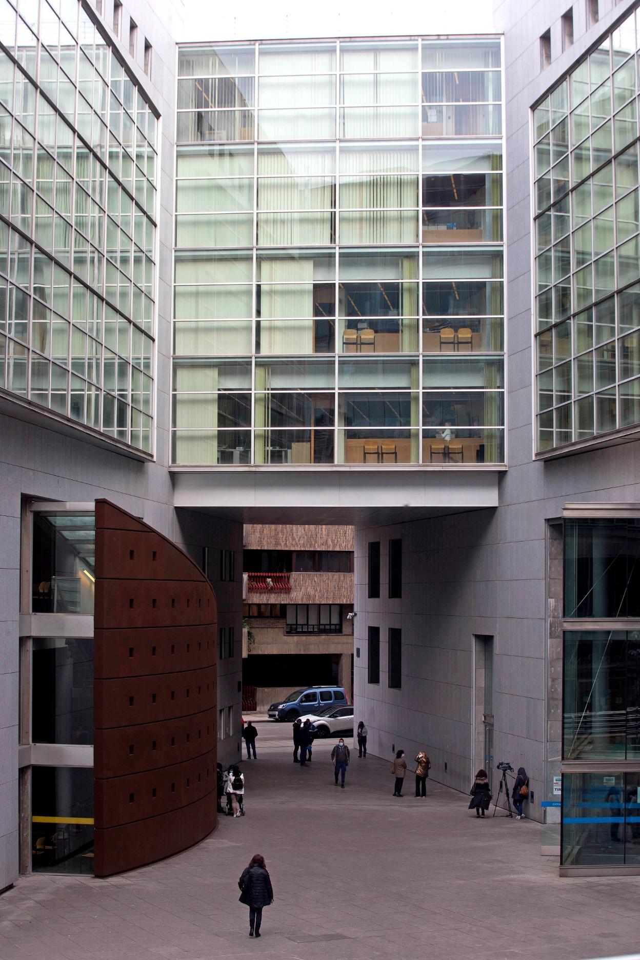 El Palacio de Justicia de Llamaquique. 