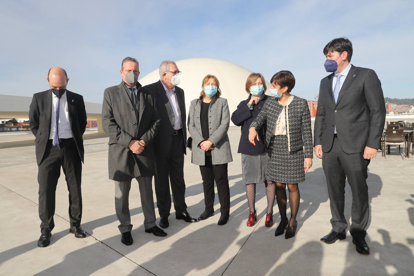 La ministra de Política Territorial y portavoz del Gobierno,Isabel Rodríguez, ha participado este jueves en un acto sobre 'La importancia de las ciudades en la construcción europea. Una visión desde Asturias', en el Centro Niemeyer