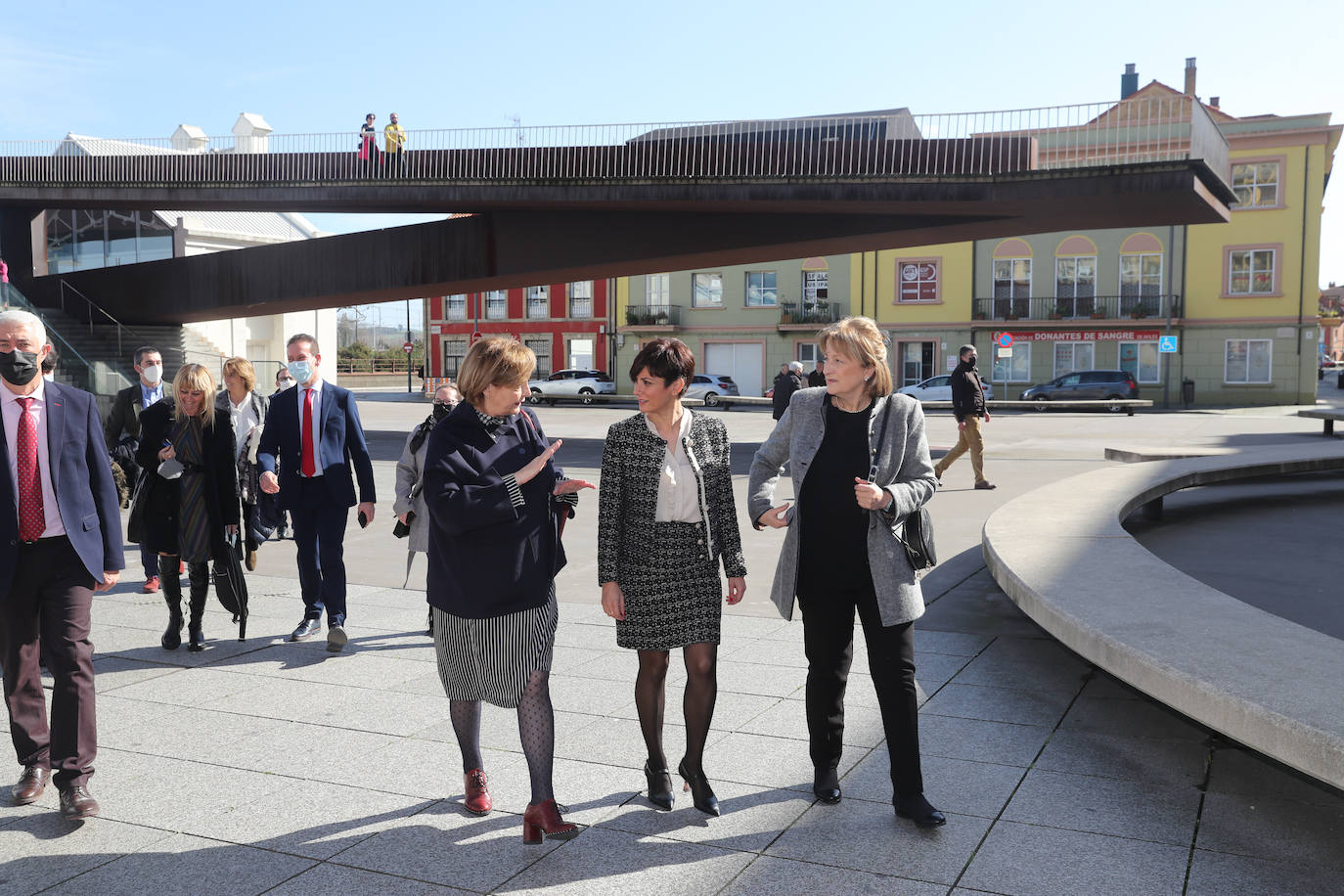 La ministra de Política Territorial y portavoz del Gobierno,Isabel Rodríguez, ha participado este jueves en un acto sobre 'La importancia de las ciudades en la construcción europea. Una visión desde Asturias', en el Centro Niemeyer