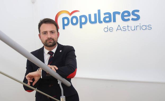 Álvaro Queipo, secretario general del PP asturiano.