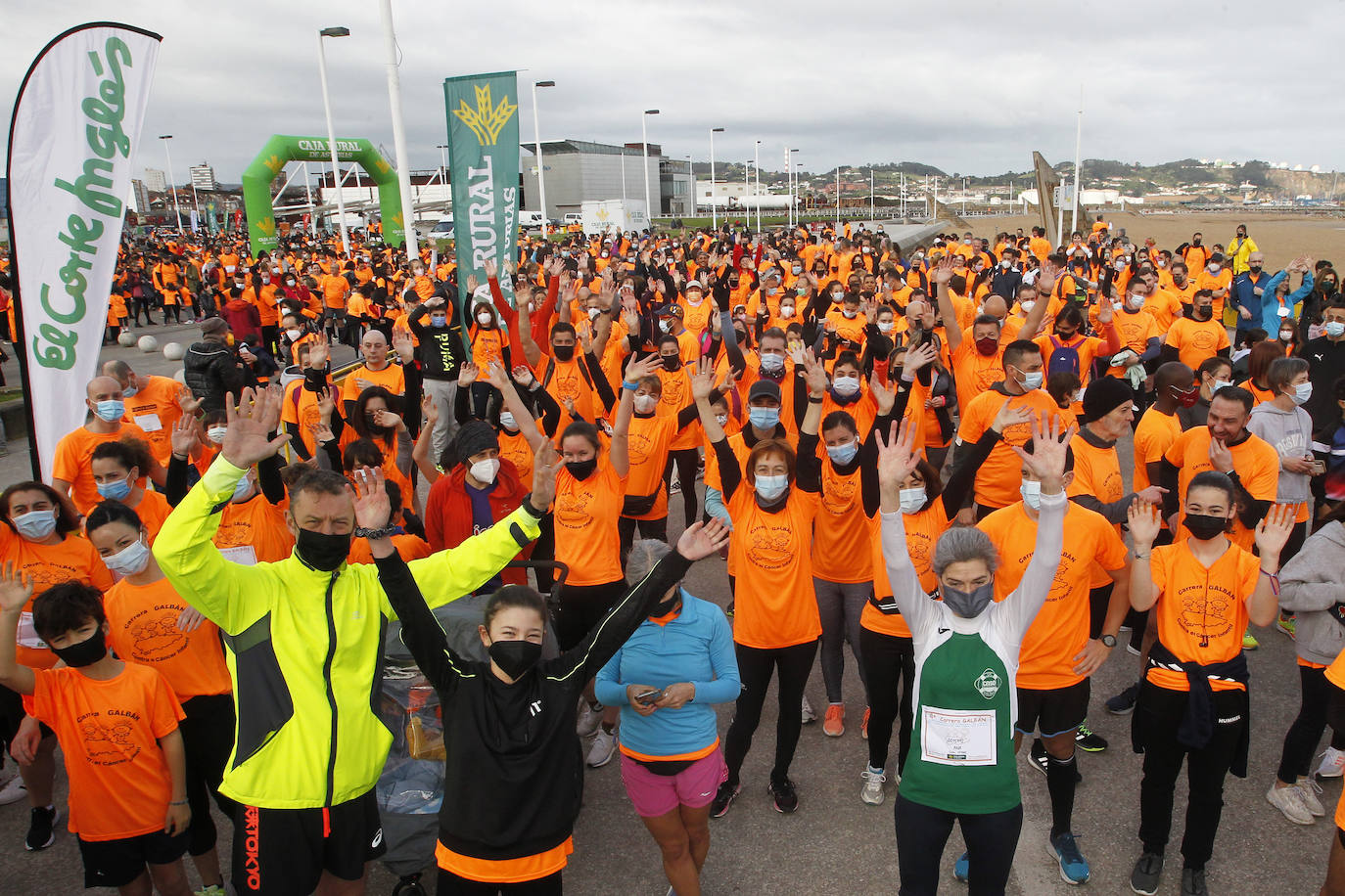 52 concejos de la región se visten de naranja en una carrera colectiva contra el cáncer infantil, organizada por la Asociación Galbán. El objetivo, recaudar fondos para promover la investigación bajo el lema «Una mejor supervivencia es posible». 