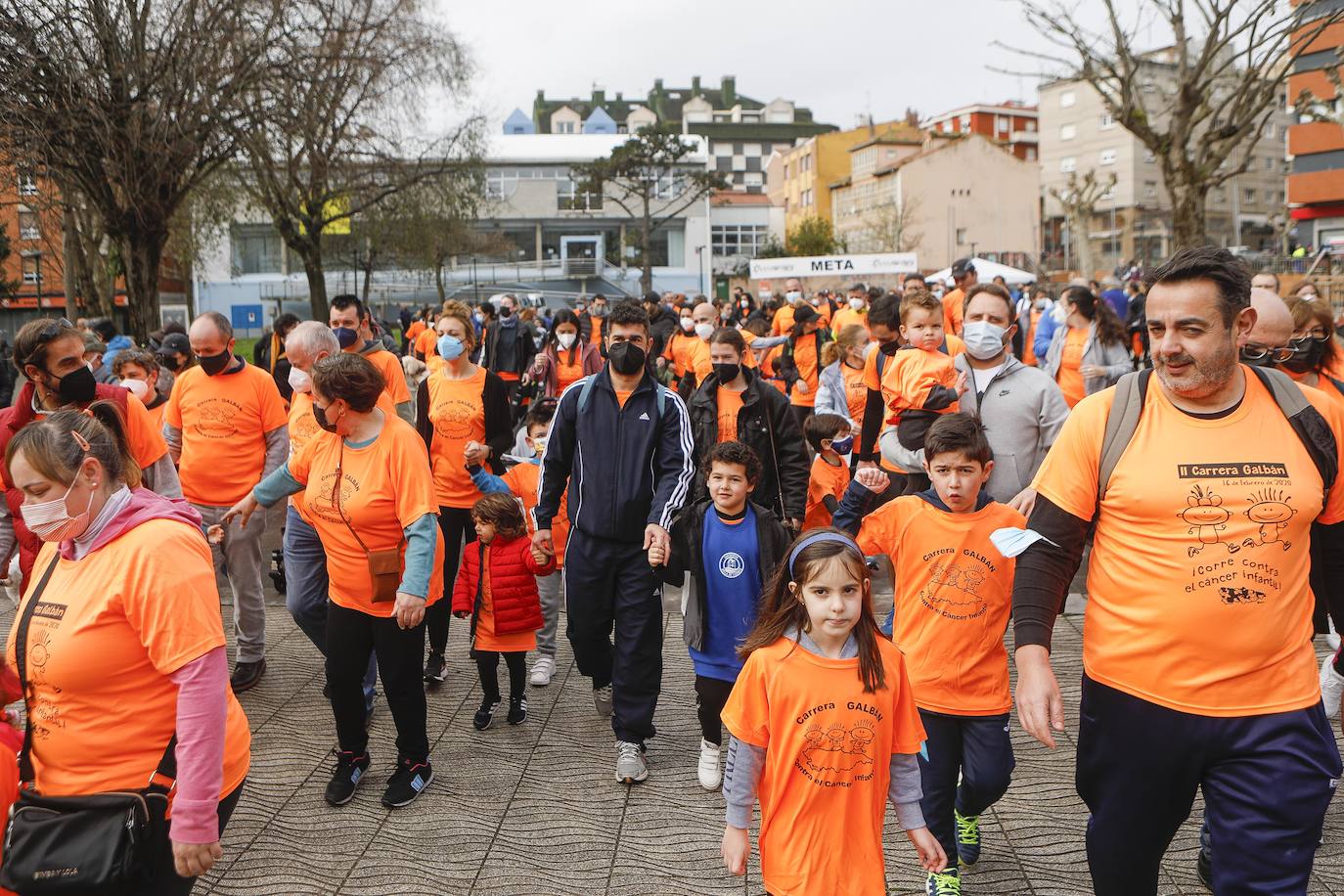 52 concejos de la región se visten de naranja en una carrera colectiva contra el cáncer infantil, organizada por la Asociación Galbán. El objetivo, recaudar fondos para promover la investigación bajo el lema «Una mejor supervivencia es posible». 