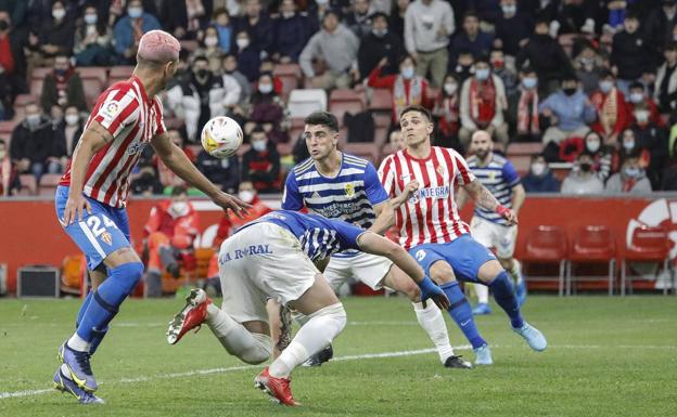 Imagen. Las mejores jugadas del Sporting-Ponferradina